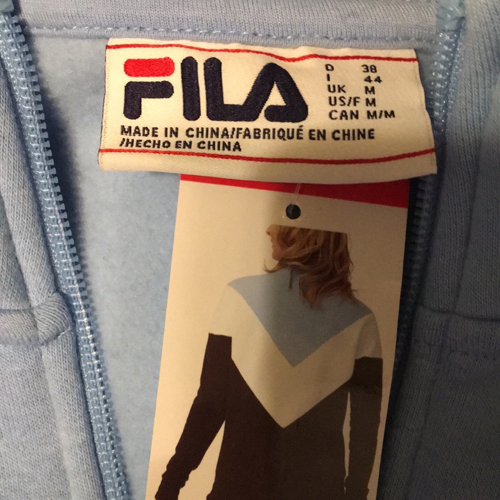 Fila  pullover sweatshirt 1/2 zip NWT Size M - Picture 7 of 11